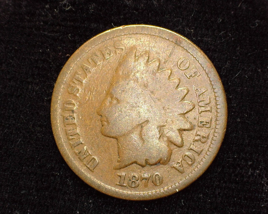 1870 Indian Head Penny/Cent G - US Coin