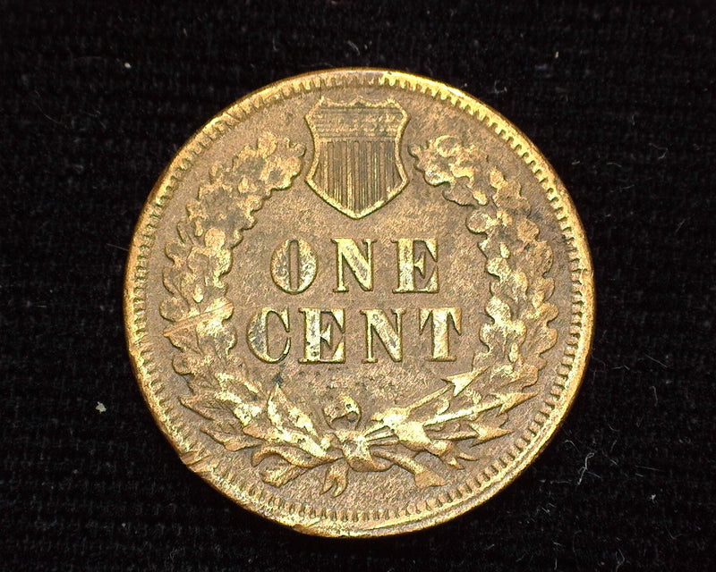 1875 Indian Head Penny/Cent F Slight Pitting - US Coin