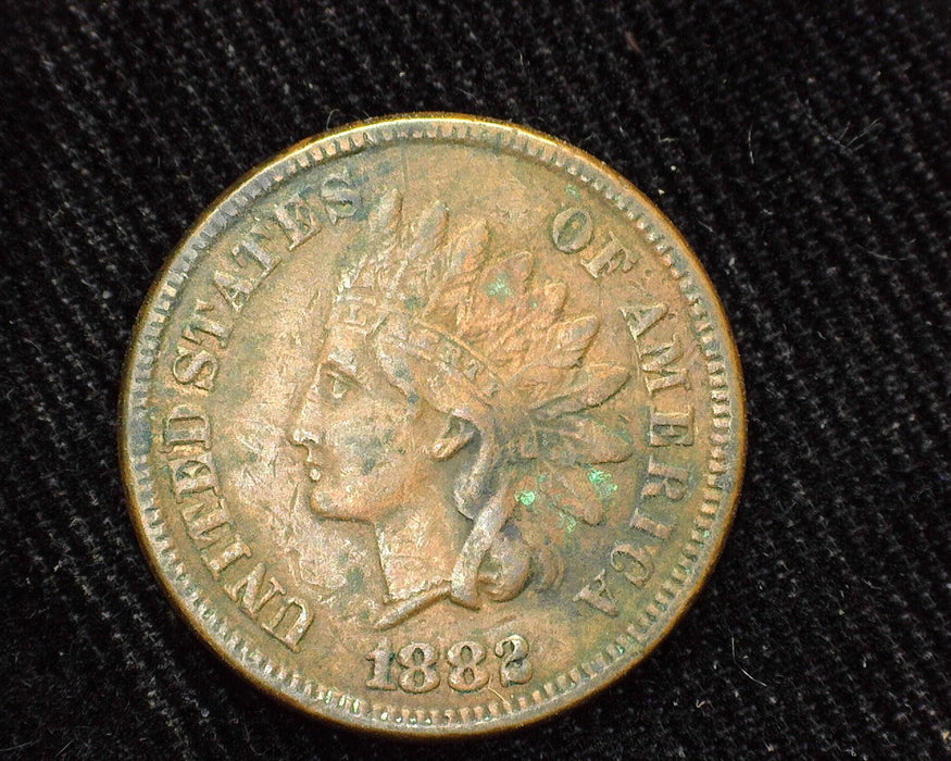 1882 Indian Head Penny/Cent XF Corrosion - US Coin