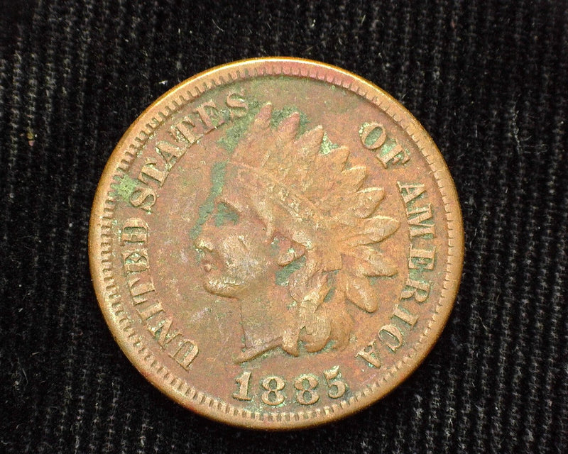 1885 Indian Head Penny/Cent F Corrosion - US Coin