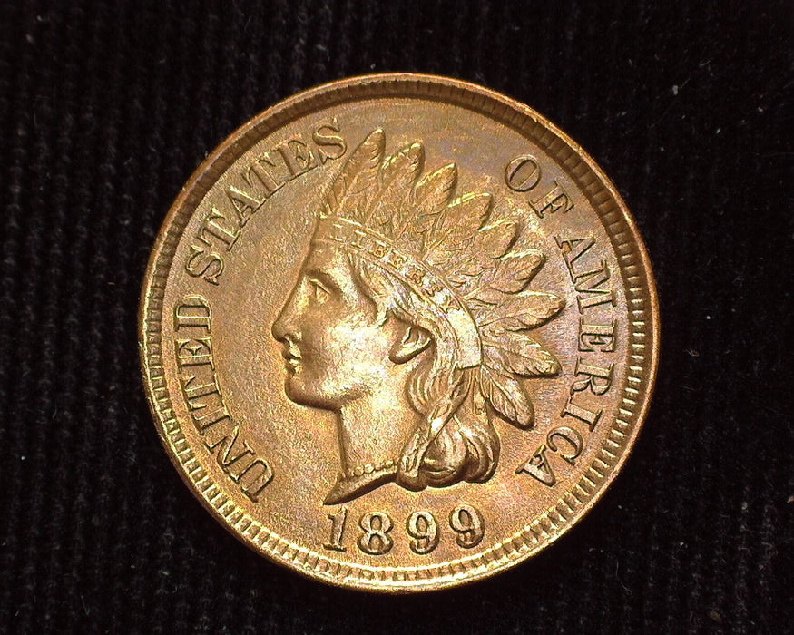 1899 Indian Head Penny/Cent AU - US Coin