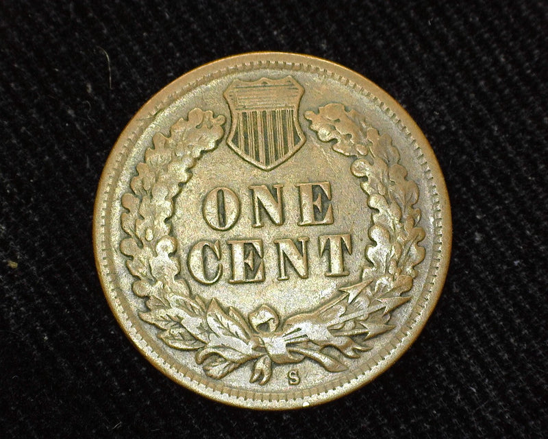 1908 S Indian Head Penny/Cent F - US Coin