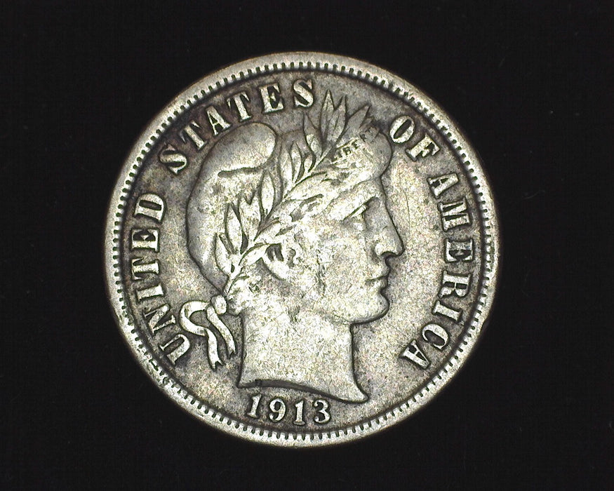 1913 Barber Dime VF - US Coin
