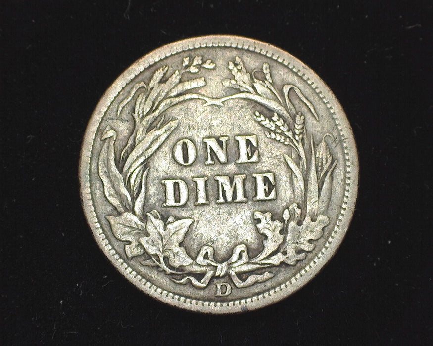 1914 D Barber Dime VF - US Coin