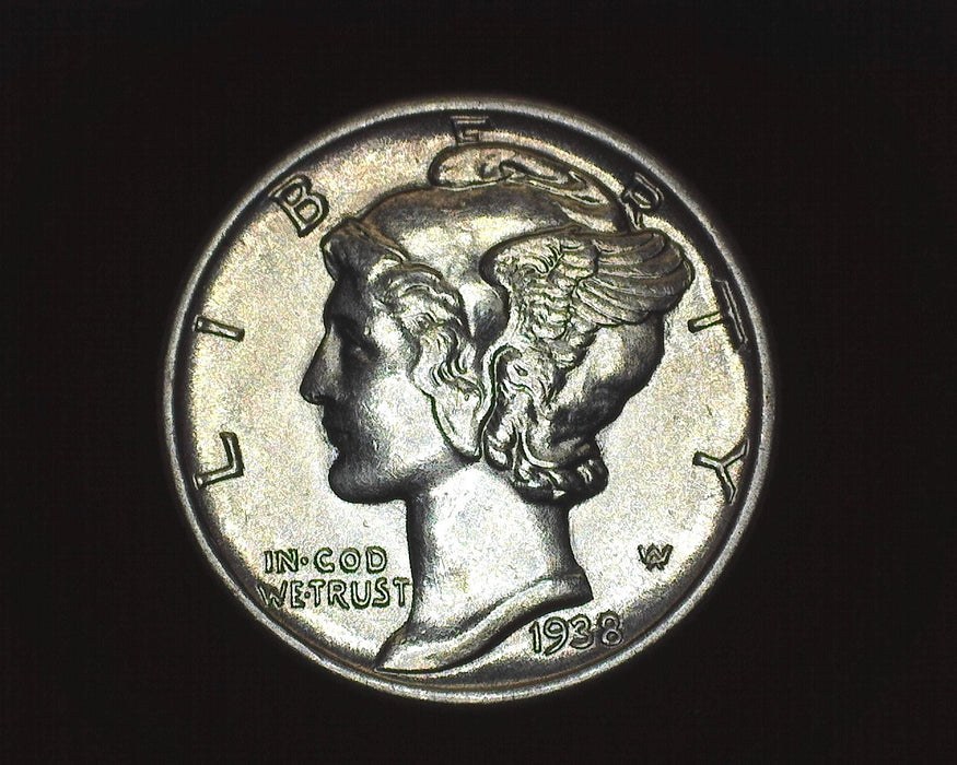 1938 Mercury Dime BU Choice - US Coin