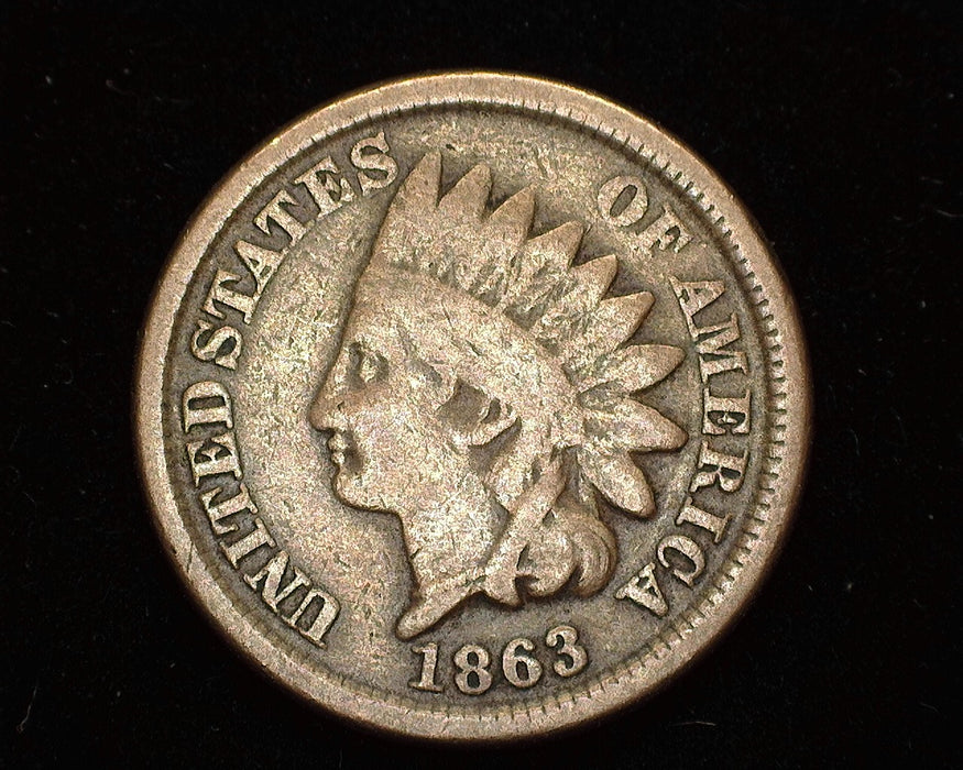 1863 Indian Head Penny/Cent G - US Coin