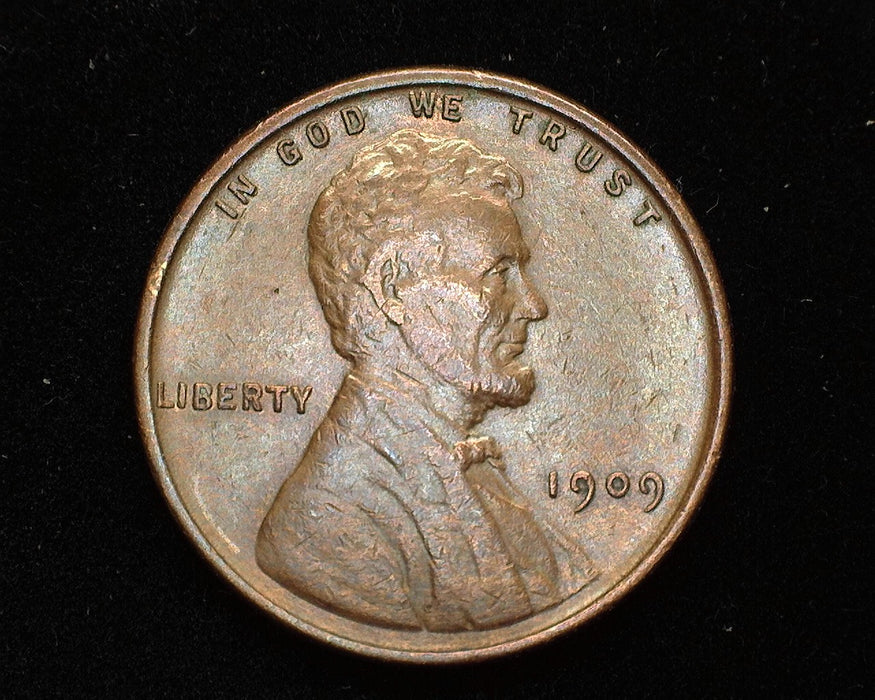 1909 Lincoln Wheat Penny/Cent XF - US Coin