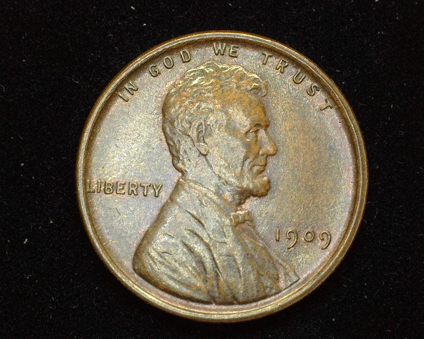 1909 VDB Lincoln Wheat Penny/Cent AU - US Coin