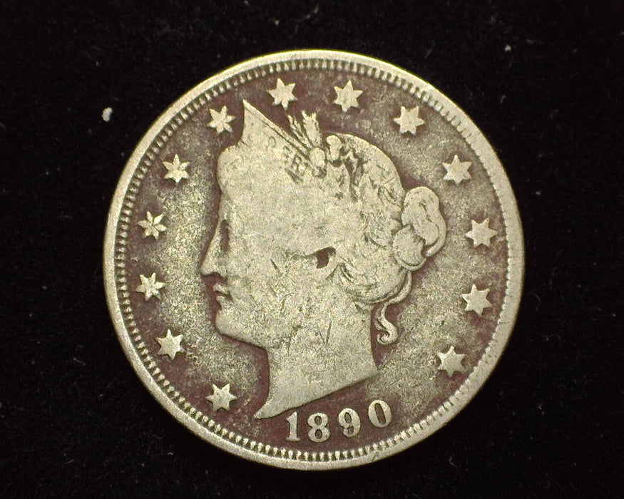 1890 Liberty Head Nickel VG/F - US Coin
