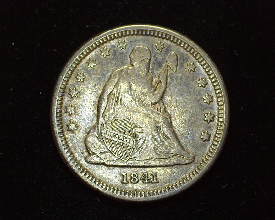 1841 O Liberty Seated Quarter F/VF - US Coin