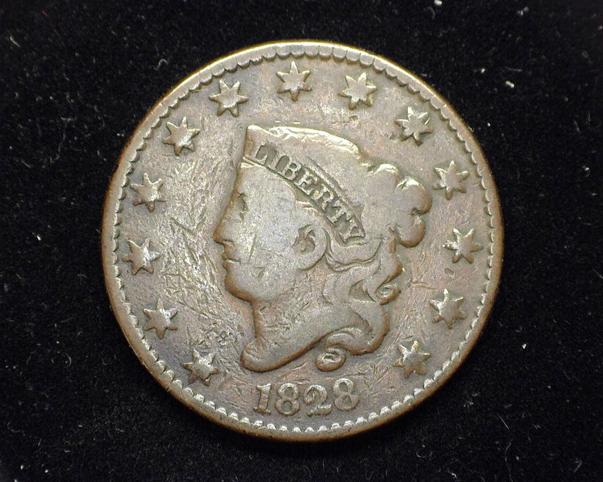 1828 Small date Large Cent Classic Head G/VG - US Coin