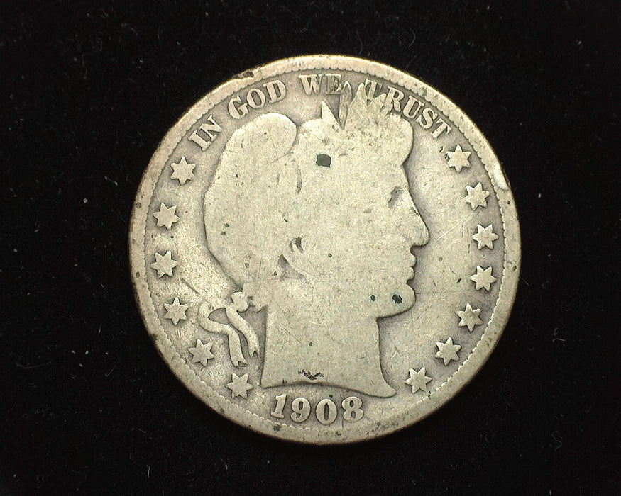 1908 Barber Half Dollar G - US Coin