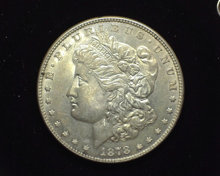 1878 7F Morgan Dollar AU+ Rev-78 - US Coin