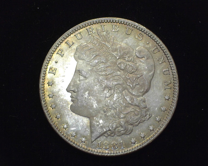 1881 Morgan Dollar BU Choice Nicely toned. - US Coin