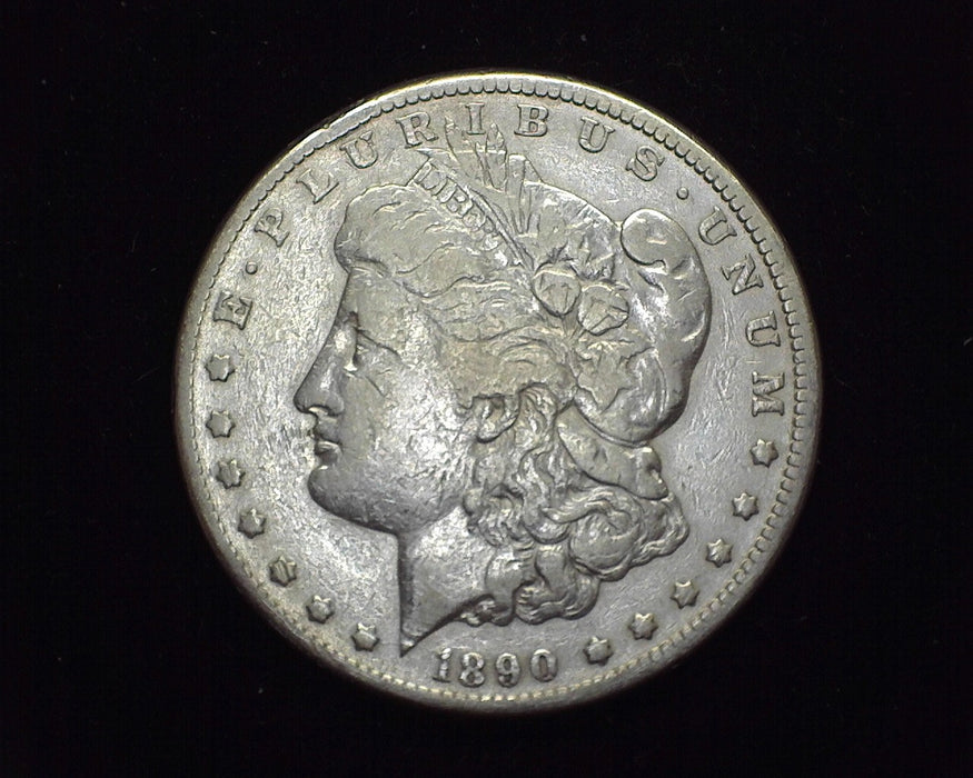 1890 CC Morgan Dollar F Cleaned - US Coin