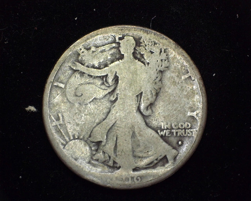 1916 S Liberty Walking Half Dollar G - US Coin