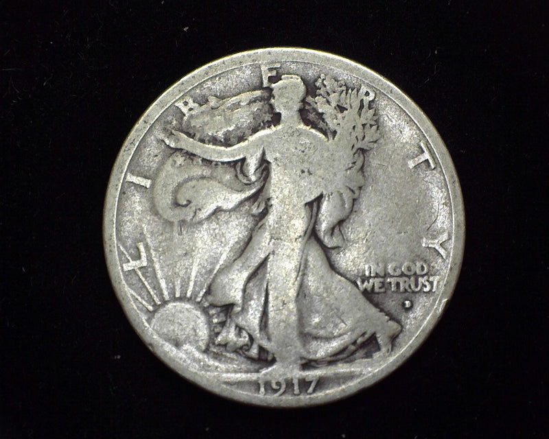 1917 Liberty Walking Half Dollar VG - US Coin
