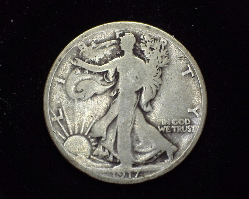 1917 D Liberty Walking Half Dollar G - US Coin