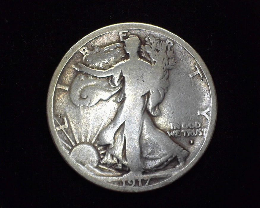 1917 D Liberty Walking Half Dollar G Obverse - US Coin