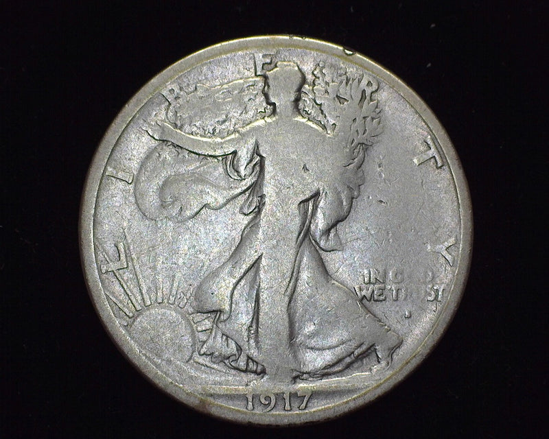 1917 S Liberty Walking Half Dollar G Obverse - US Coin