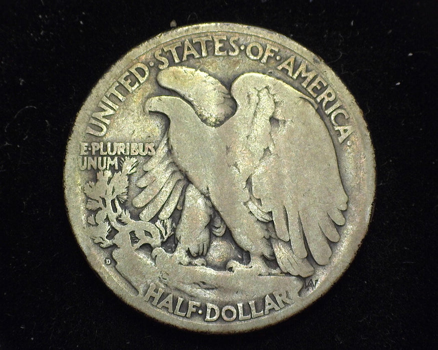 1918 D Liberty Walking Half Dollar G - US Coin