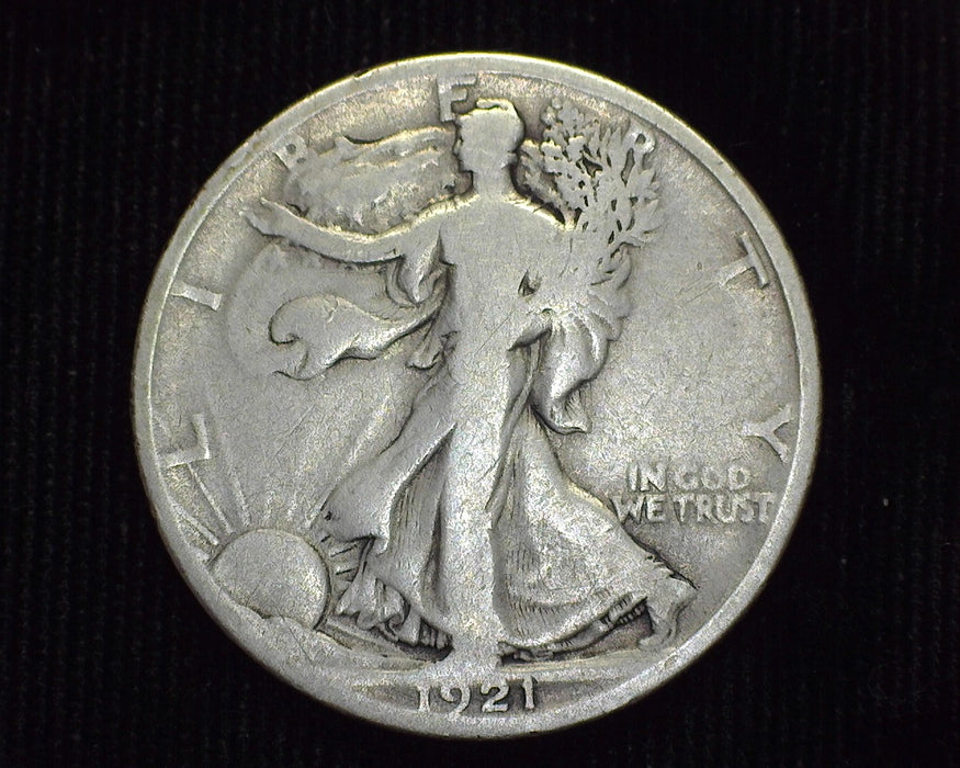 1921 D Liberty Walking Half Dollar G - US Coin