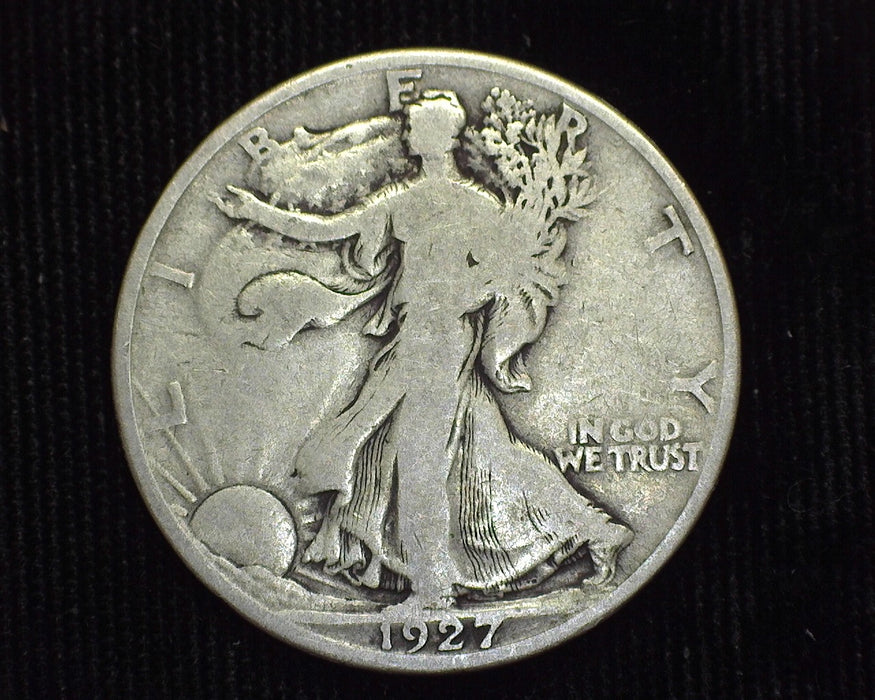1927 S Liberty Walking Half Dollar F - US Coin