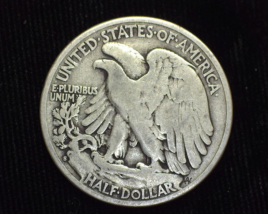 1928 S Liberty Walking Half Dollar F - US Coin