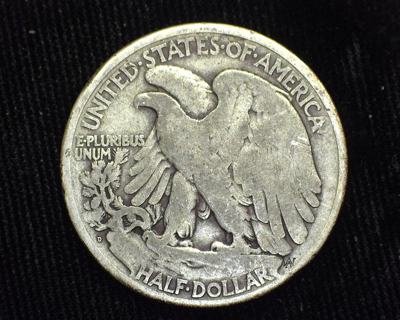 1929 D Liberty Walking Half Dollar VG - US Coin