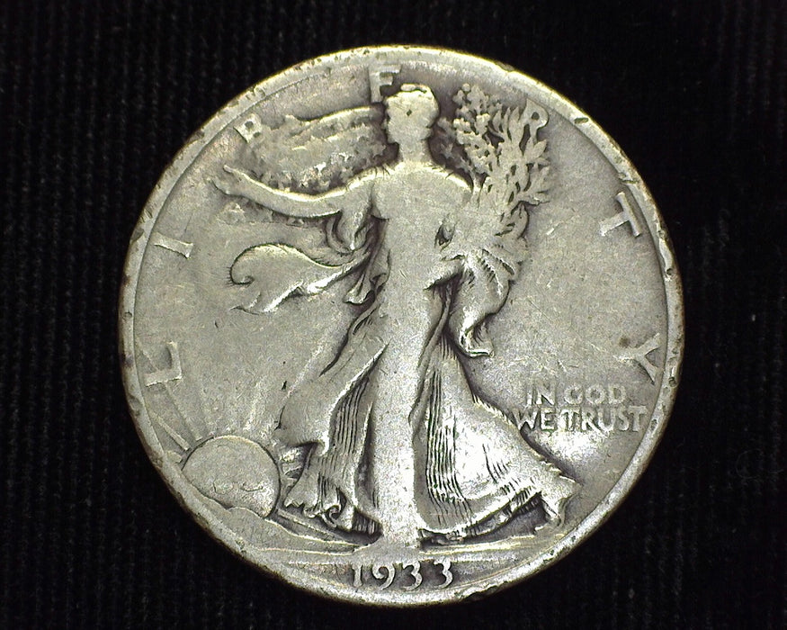 1933 S Liberty Walking Half Dollar VG/F - US Coin