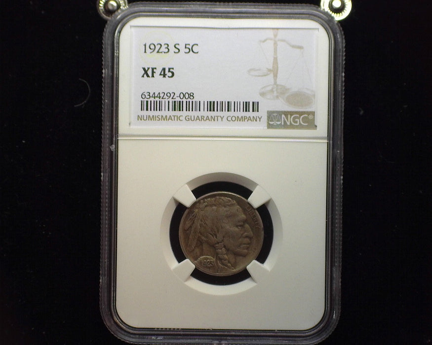 1923 S Buffalo Nickel NGC XF 45 - US Coin