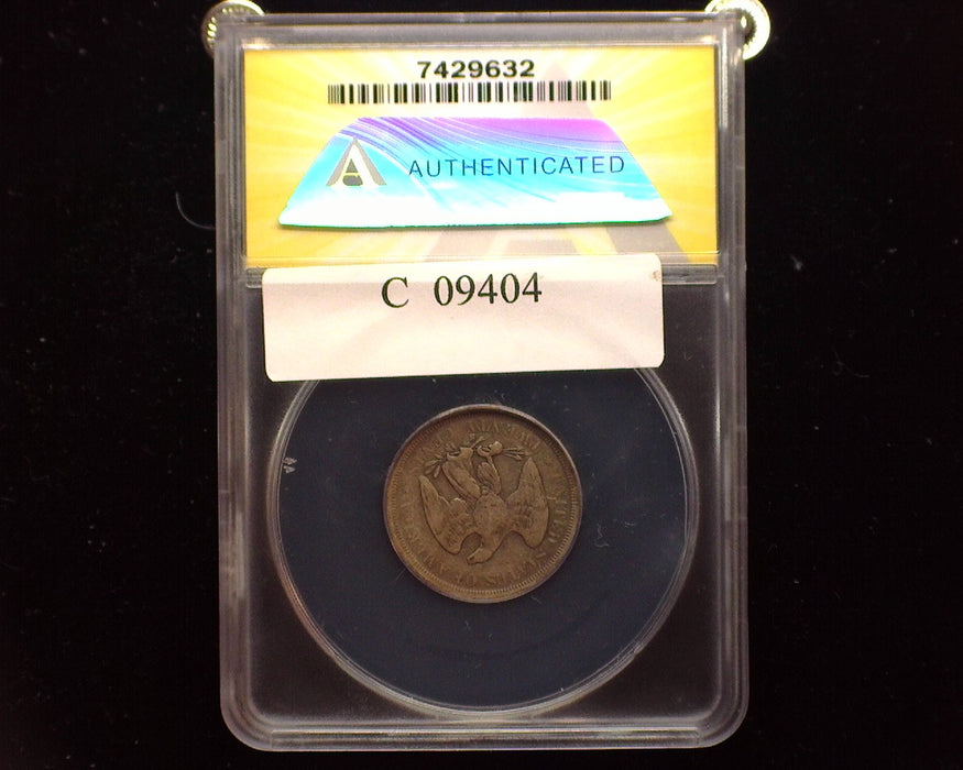 1875 S Liberty Seated Twenty Cents ANACS VG 10 - US Coin