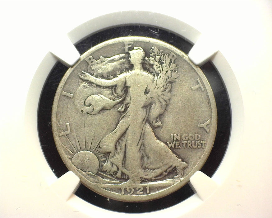 1921 D Liberty Walking Half Dollar NGC VG 8 - US Coin