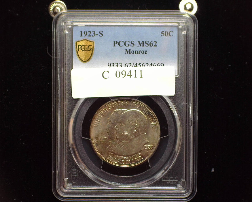 1923 S Monroe Commemorative PCGS MS62 - US Coin