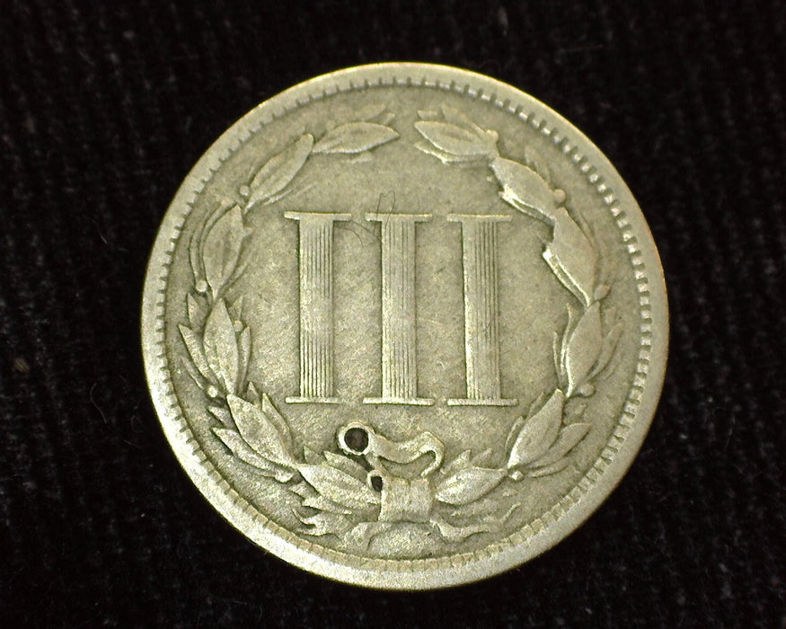 1867 Three Cent Nickel Filler - US Coin