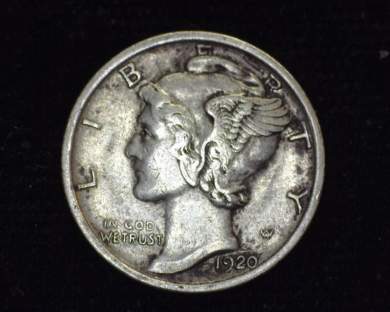 1920 S Mercury Dime VF - US Coin