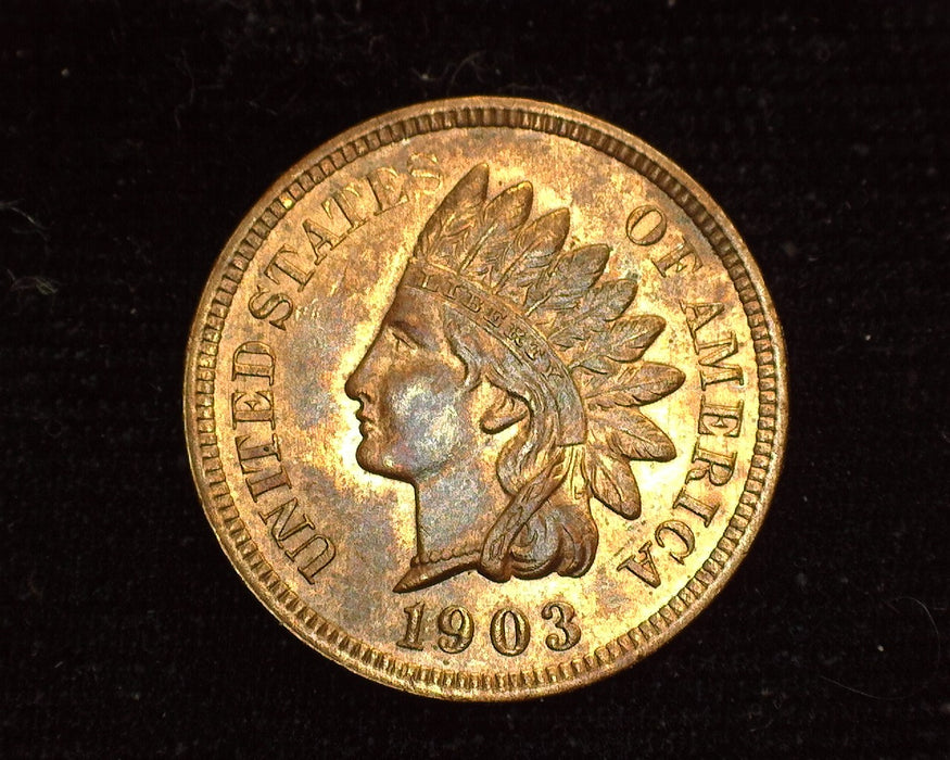 1903 Indian Head Penny/Cent BU - US Coin