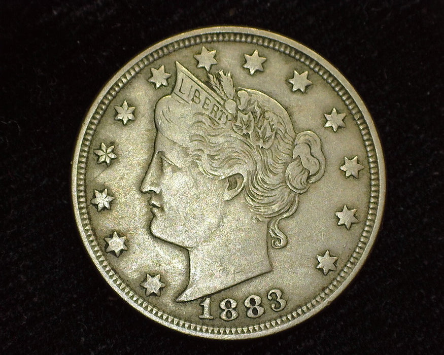 1883 Liberty Head Nickel VF No Cents - US Coin
