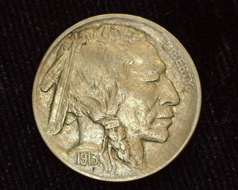 1913 Type 1 Buffalo Nickel VF/XF - US Coin