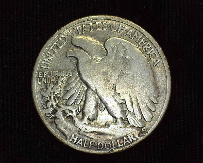 1921 D Liberty Walking Half Dollar VG - US Coin