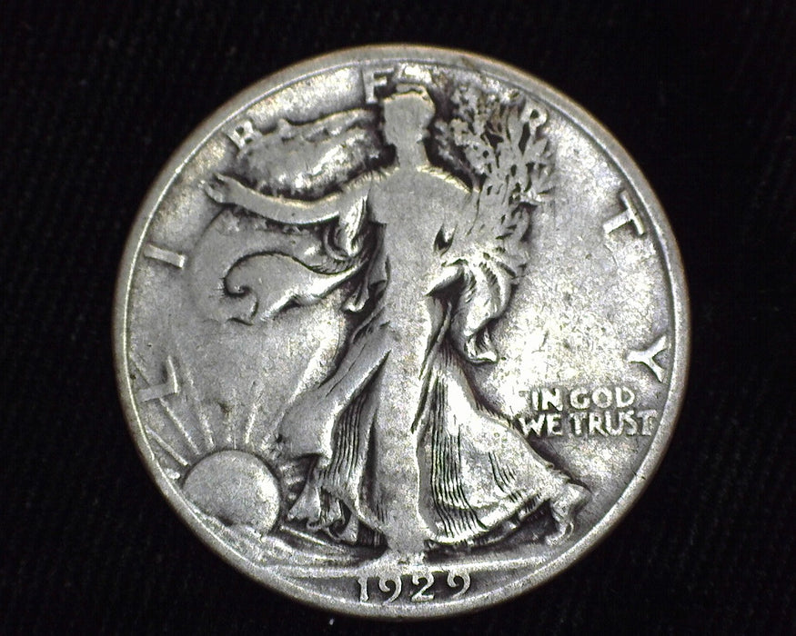 1929 D Liberty Walking Half Dollar VG/F - US Coin