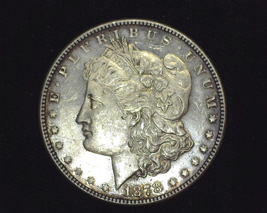 1878 7 F Rev 78 Morgan Dollar AU - 58 - US Coin