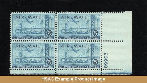 US C-Airmail Plate Block Stamps — Huntington Stamp & Coin Shop