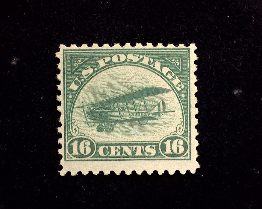 #C2 Mint 16 Cent Airmail F LH US Stamp
