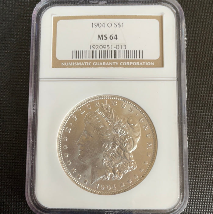 1904 O Morgan Silver Dollar NGC MS-64 - US Coin