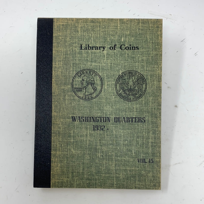 Library of Coins Vol 15 Washington Quarters Coin Album-Used