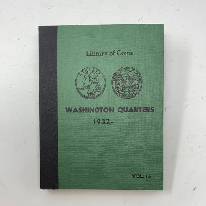 Library of Coins Vol 15 Washington Quarters Coin Album-Used