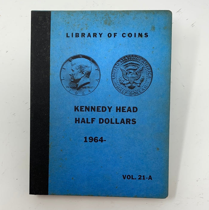 Library of Coins Vol 21A Kennedy Half Dollars Coin Album-Used