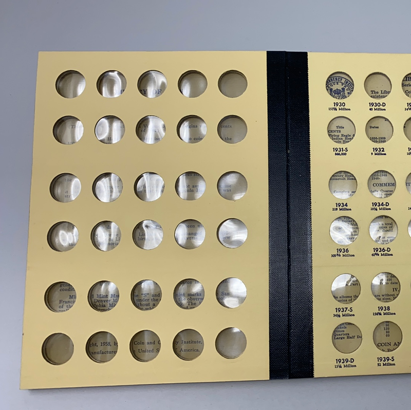 Library of Coins Vol 2 Lincoln Cents Part 1 Coin Album-Used