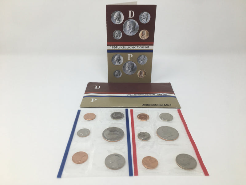 1984 P & D US Mint Uncirculated Coin Set